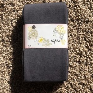 NWT Gray Fully Lined Francescas Tights M/L